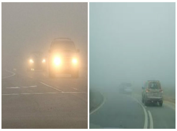 Lái xe ở điều kiện thời tiết có sương mù dày đặc tài xế nhất định phải thận trọng