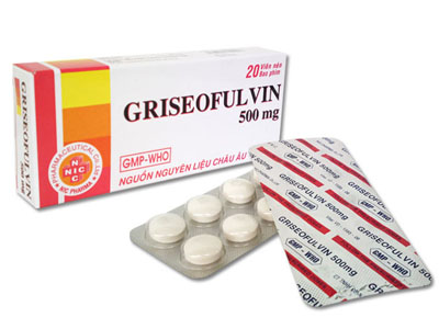 Thuốc chống nấm Griseofulvin có nhiều tác dụng phụ nguy hiểm người dùng nên thận trọng khi dùng