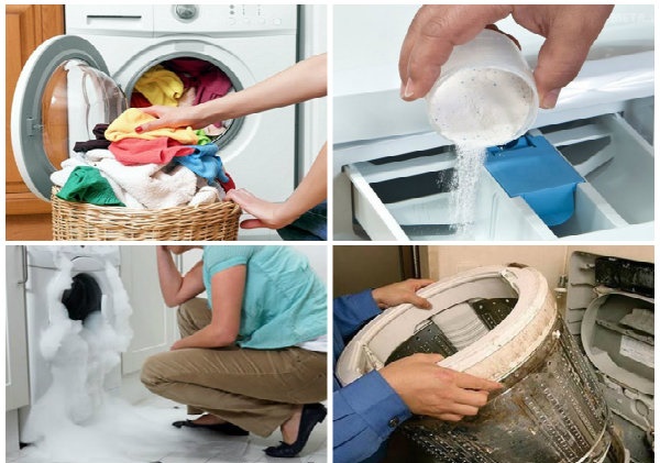 Dùng bột giặt sai cách sẽ khiến máy giặt nhanh hỏng, quần áo nhanh tã   