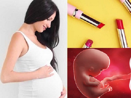  Bà bầu tô son, dùng dưỡng ẩm có thể ảnh hưởng tới thai nhi