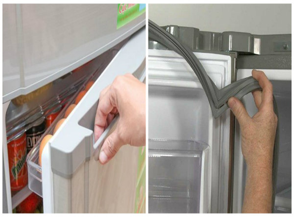 Gioăng tủ lạnh bị hỏng không nên vội gọi thợ vì rất tốn kém mà hãy tự khắc phục tại nhà khá đơn giản 