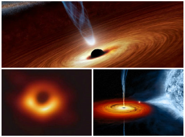 Hố đen vũ trụ vừa được các nhà khoa học chụp được.  