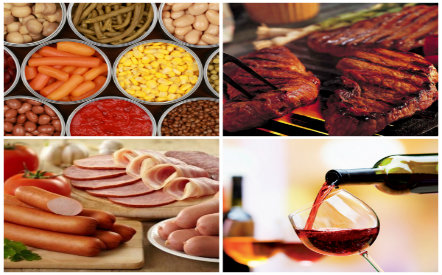  Nhiều loại thực phẩm có thể gây ung thư nếu ăn nhiều