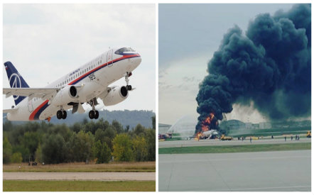 Máy bay của Nga vừa bị cháy khi cố gắng hạ cánh xuống sân bay sở hữu công nghệ vượt trội
