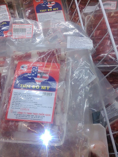 Thịt bò Mỹ nhập khẩu được Lotte Mart Đống Đa kéo dài tuổi thọ