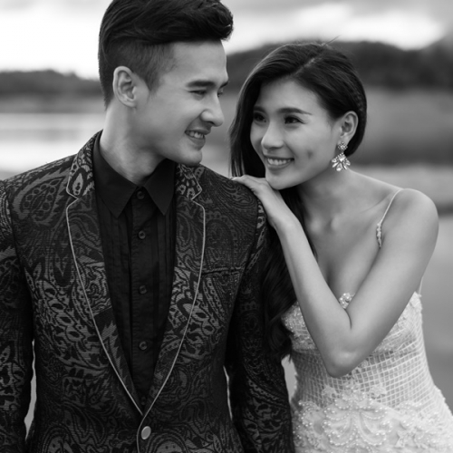 Lương Thế Th&agrave;nh &ndash; Th&uacute;y Diễm &lsquo;khoe&rsquo; ảnh cưới đẹp đến ngỡ ng&agrave;ng