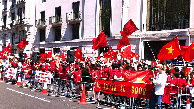 Phong trào phản đối Trung Quốc vi phạm chủ quyền Việt Nam diễn ra ở nhiều nơi trên thế giới