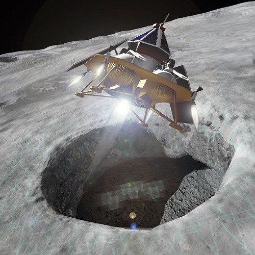 Với giá tiền gần 225 triệu đồng, Elysium Space sẽ cung cấp một gói mai táng cho người đã khuất tại Mặt Trăng- Ảnh: Elysium Space và Astrobotic