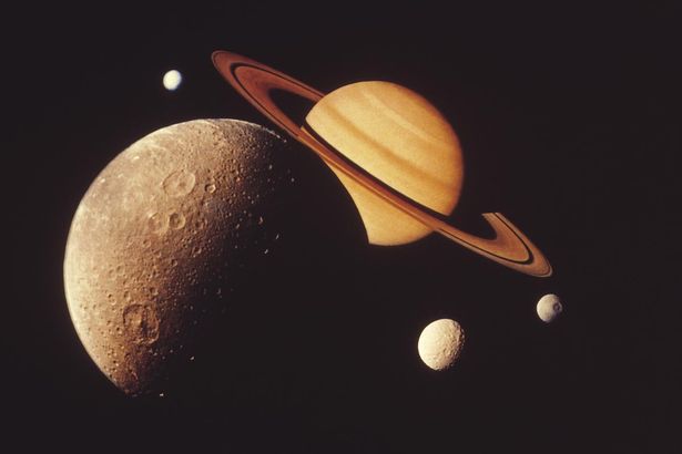 Sao Thổ và các Mặt Trăng của nó