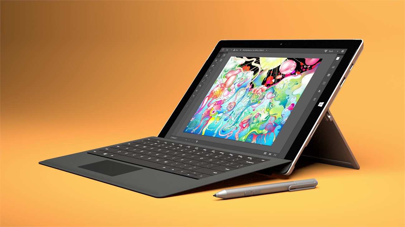  Surface Pro 3 với màn hình cảm ứng chất lượng cao