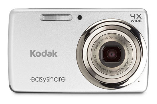 Máy ảnh du lịch Kodak M532 có màu trắng thanh lịch
