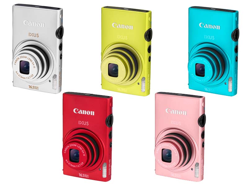 Các màu của mẫu sản phẩm Canon Ixus 125 khá đa dạng