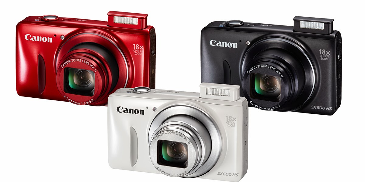 Các màu của mẫu máy ảnh giá rẻ Canon SX 600 HS