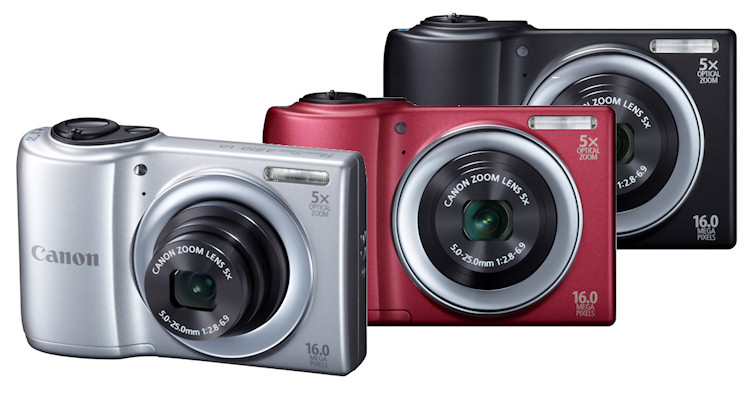 Máy ảnh giá rẻ Canon Powershot A810 có nhiều màu cho người mua tự do chọn lựa