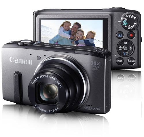 Bộ xử lý hình ảnh thế hệ mới nhất của Canon DIGIC được tích hợp trong máy ảnh Powershot N SX270HS