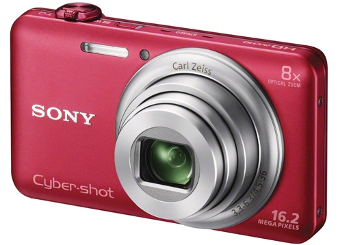 Mẫu máy ảnh giá rẻ Sony DSC WX80 sở hữu màu hồng nữ tính, phù hợp làm quà tặng ngày Valentine