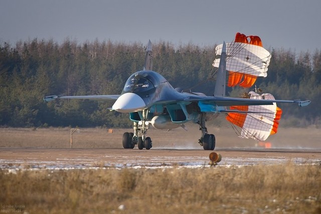 Máy bay chiến đấu Su-34 được mệnh danh là 'xe tăng bay' của không quân Nga