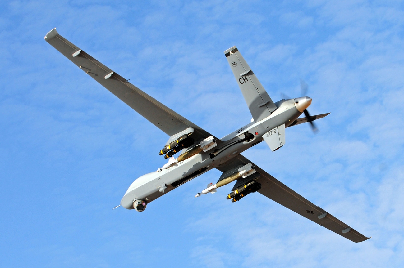 Máy bay không người lái MQ-9 Reaper được cho là đã chạm trán với máy bay Nga trên bầu trời Syria