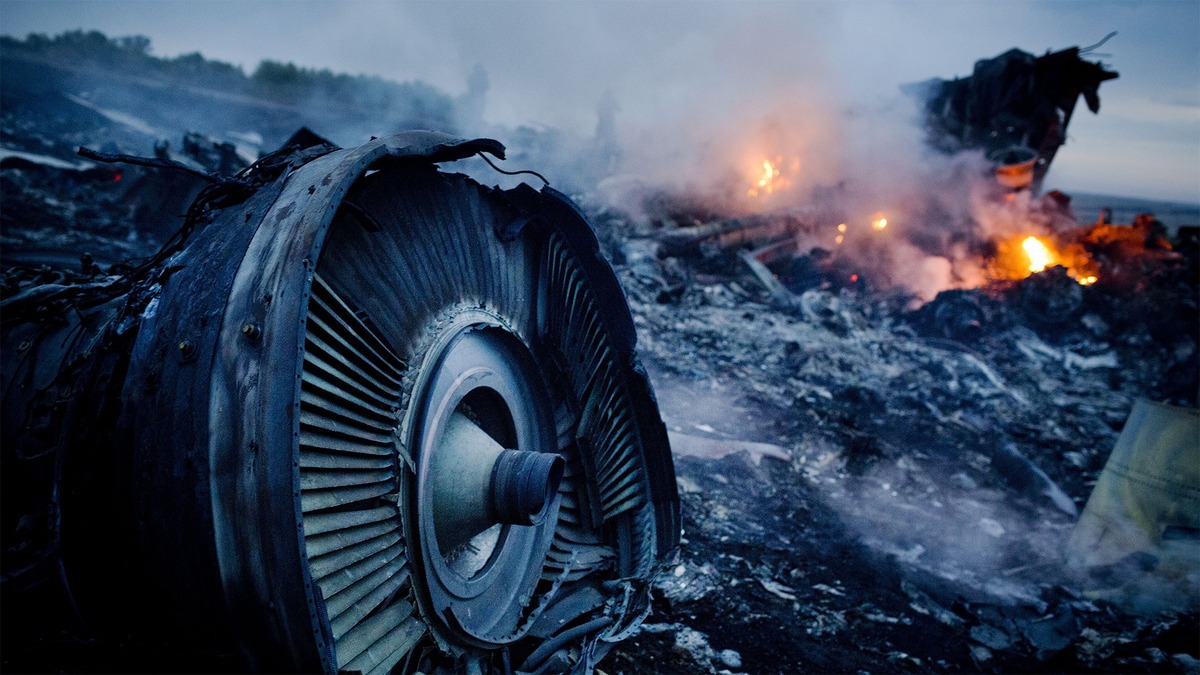 Máy bay MH17 của Malaysia rơi ở Donbass, miền Đông Ukraine vào ngày 17/7/2014 khiến 298 người thiệt mạng