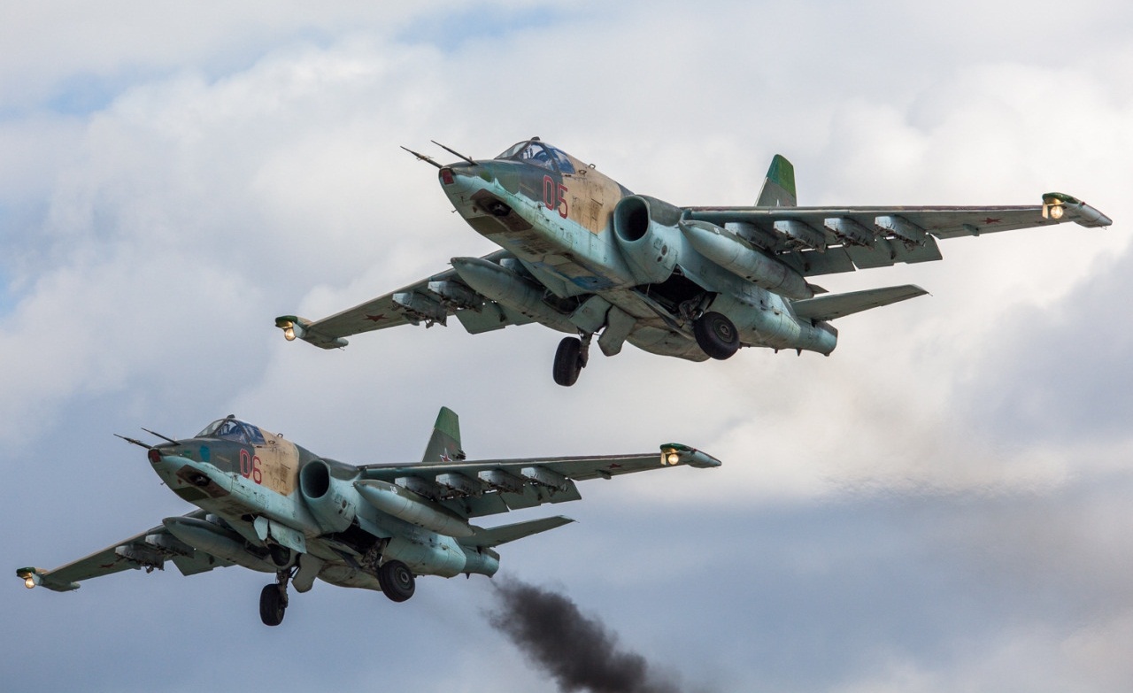 Máy bay Su-25 là loại cường kích yểm trợ không đối đất vô cùng hiệu quả
