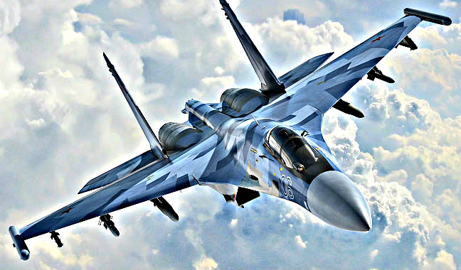 So với các loại máy bay chiến đấu khác, siêu tiêm kích Su-35 được trang bị hệ thống vũ khí ‘khủng’