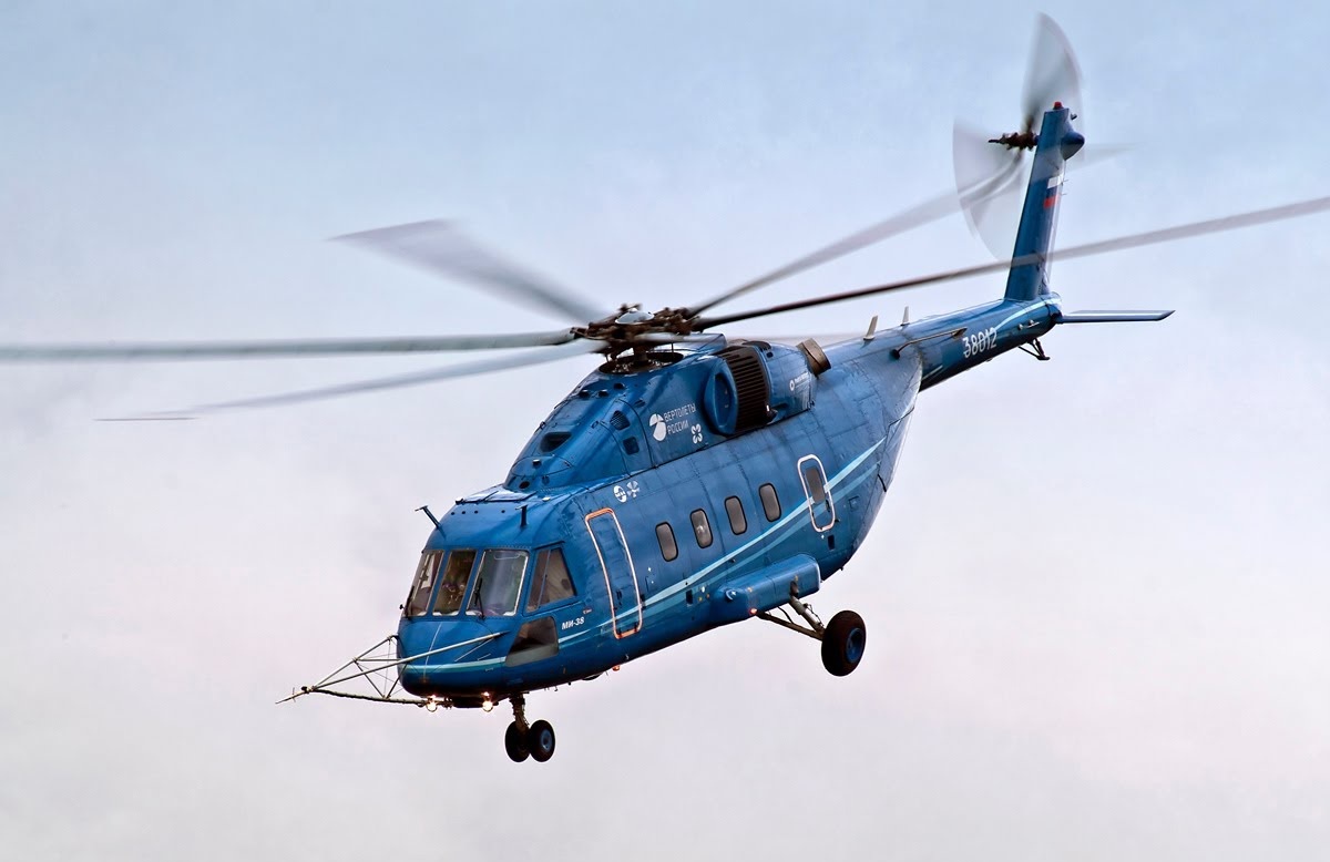 Máy bay trực thăng Mi-38 đã từng lập được không ít kỷ lục