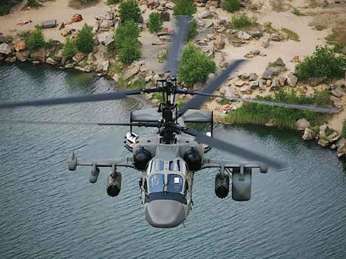 Máy trực thăng tấn công Ka-52 sở hữu nhiều trang thiết bị hiện đại 