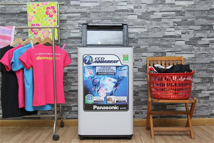 Máy giặt giá rẻ Panasonic NA-F70VB6HDKvới kiểu dáng hiện đại, trang nhã