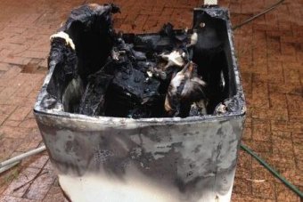 Chiếc máy giặt bị cháy tại New South Wales (Úc) gần đây là mẫu bị thu hồi từ năm 2013