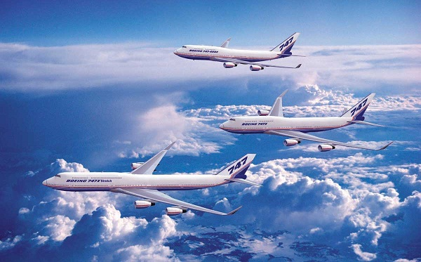 Boeing 747 là dòng máy bay nổi tiếng của Mỹ
