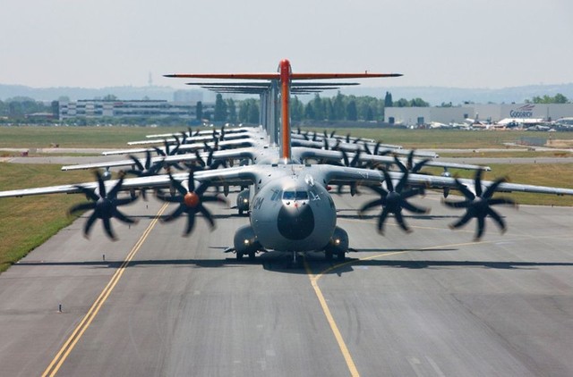 Airbus A400M Atlas là chiếc máy bay vận tải quân sự cánh quạt vô cùng nổi tiếng