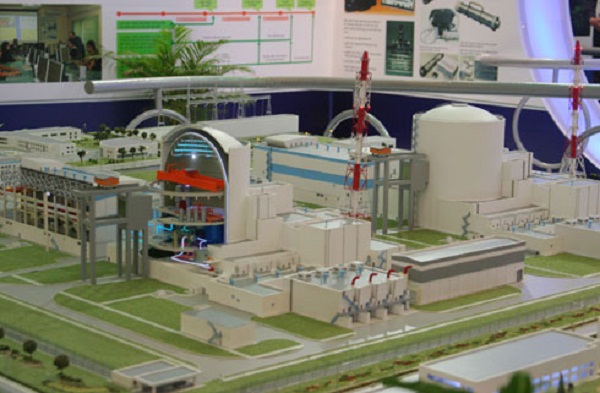 Mô hình nhà máy điện hạt nhân Ninh Thuận 1