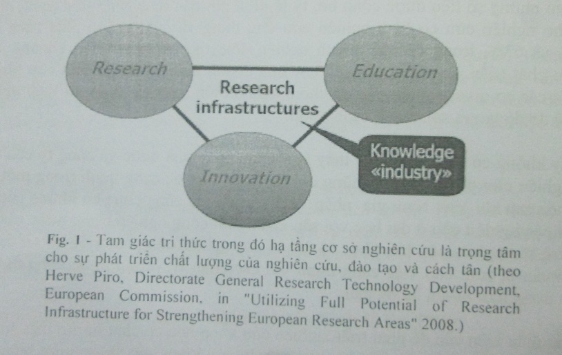 Mô hình tam giác cho các tổ chức nghiên cứu trong các trường đại học