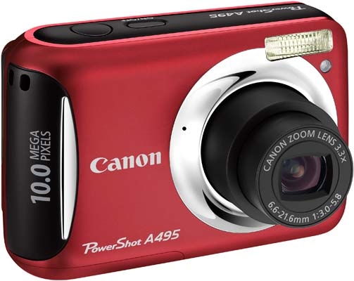 Canon PowerShot A495 trang nhã phù hợp với nhu cầu mua máy ảnh giá dưới 2 triệu