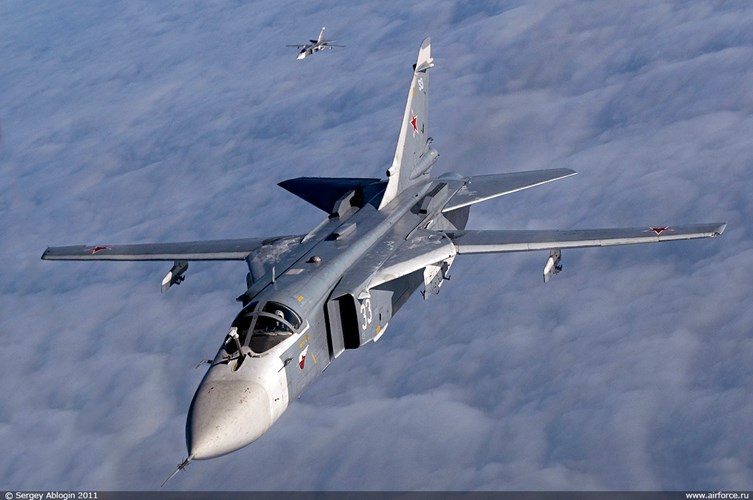 Chiến đấu cơ Su-24 của Nga được trang bị hệ thống chiến tranh điện tử tân tiến nhất