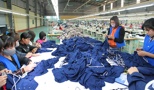 Năng suất lao động kỹ thuật của ngành dệt may Việt Nam hiện đang đứng vào top đầu của thế giới