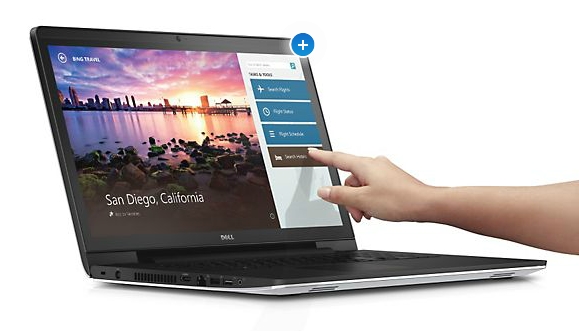 Dell Inspiron 17 5000 sang trọng trong top laptop giá rẻ đầu năm 2015