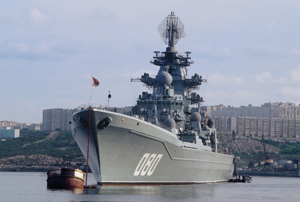 Siêu hạm hạt nhân Nakhimov được đưa vào hoạt động từ năm 1988