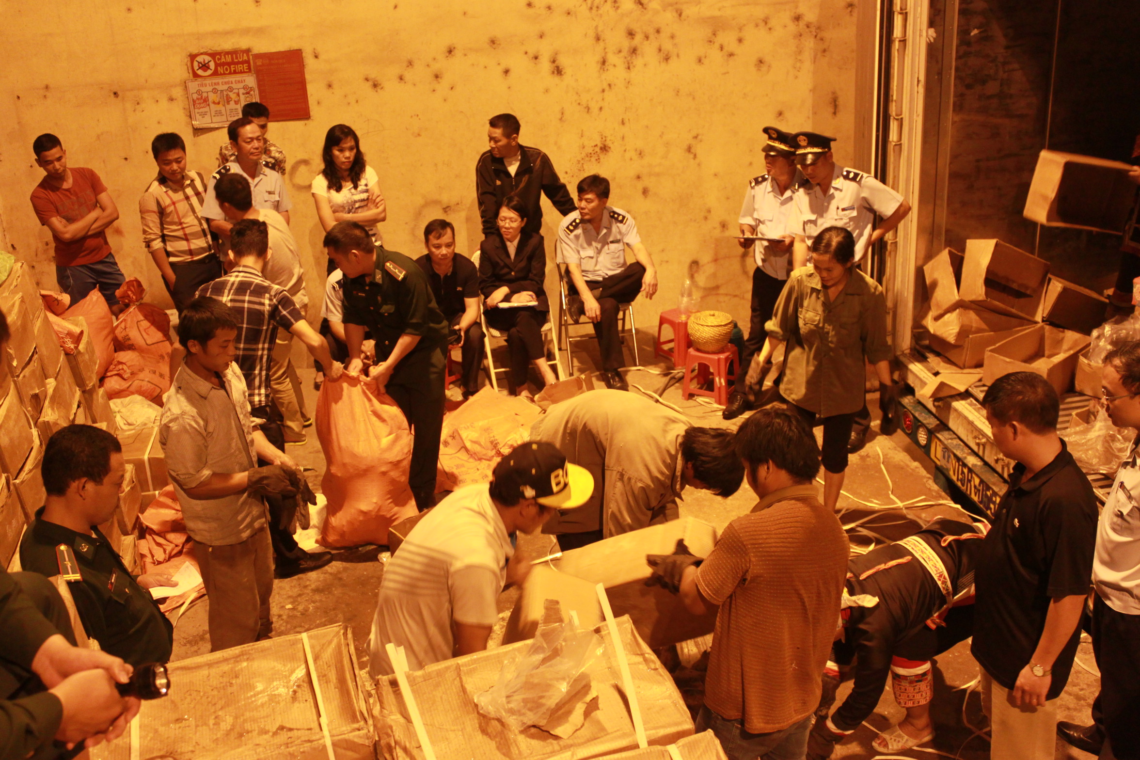 3 tấn ngà voi và vẩy tê tê bị Hải quan Quảng Ninh bắt giữ