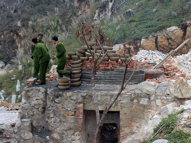 Lò vôi nơi xảy ra vụ việc đau lòng