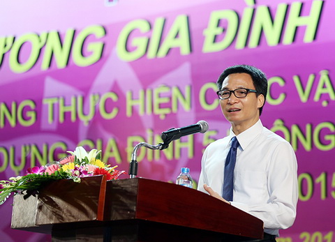 Phó Thủ tướng Vũ Đức Đam đã dự Ngày hội Gia đình Việt Nam