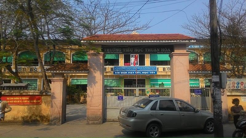Trường Tiểu học Thuận Hòa nơi xảy ra nghi vấn bắt cóc trẻ em đang gây xôn xao dư luận