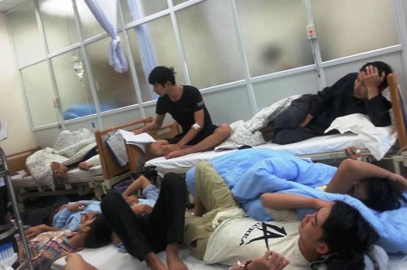 82 cán bộ, nhân viên có dấu hiệu ngộ độc thực phẩm tập thể của Formosa Hà Tĩnh đang điều trị tại phòng khám Thành An