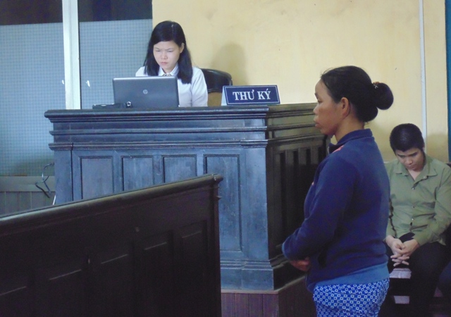 Nguyễn Thị Phượng tại phiên tòa phúc thẩm