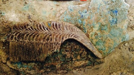 Chiếc lược bằng ngà voi trong ngôi mộ cổ tại Hy Lạp