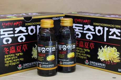 Năm 2017, sản phẩm nước đông trùng hạ thảo - Dongchoonghacho Drink cũng đã từng bị thu hồi. Ảnh Dantri