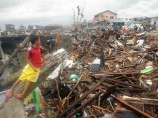 một góc Thành phố Tacloban sau bão