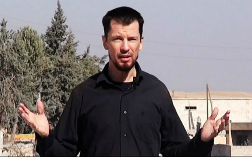 Nhà nước Hồi giáo IS tung video mới của phóng viên người Anh John Cantlie tuyên bố giành chiến thắng tại thị trấn Kobane, dựng lên vở kịch truyền thông. Ảnh Telegraph