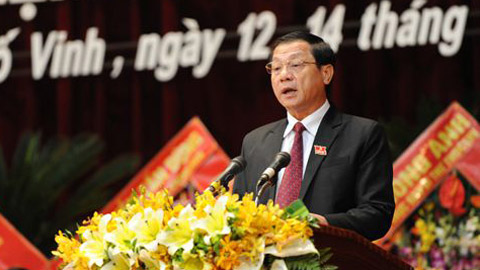 Phó chủ tịch UBND tỉnh Nghệ An Lê Minh Thông