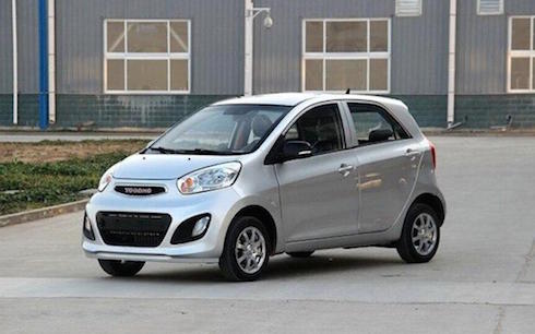 Ô tô Trung Quốc Yogomo với ngoại thất y hệt dòng xe Kia Morning có giá chỉ khoảng 100 triệu